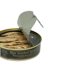 Sprats Riga Smoked 12 Pack Gold Star 56 Oz Tins in vegetable Oil Latvia