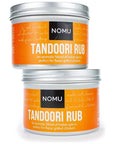 NOMU Tandoori Seasoning Rub (2-Pack | 4.23oz) - Blend of 17 Premium Herbs