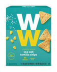 WW Sea Salt Tortilla Chips- Gluten Free- 2 SmartPoints- 1 Box (5 Count) Weight Watchers