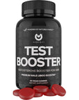 PUREFINITY Testosterone Booster for Men - Male Performance Supplement with Horny Goat Weed for Men, L-Arginine, Maca Root, Saw Palmetto & Tribulus - Boost Vitality, Strength & Energy - 60 Gummies