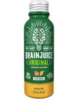 BrainJuice Brain Support Shot Gluten Free Supplement Shots for Energy  Focus Healthy Drinks with Alpha GPC Vitamin B  Organic Green Tea Extract Caffeine Peach Mango 25 fl oz 12 Pack