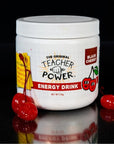 Teacher Power The Original in Black Cherry Sugar Free Energy Drink 70servings per Jar 100mg Caffeine with B Vitamins