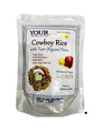 YOUR Ready to Eat Cowboy Rice 6 pouches of Rice wToor Peas and Texas Spices 8 oz each Heat n Serve 60 seconds All Natural Simple ingredients Product of USA BPA Free