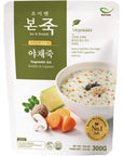 BONJUK Vegetable Juk Rice Porridge  Korean soup stew Kfood Hearty Breakfast Oat Meal  106oz300g pouch type