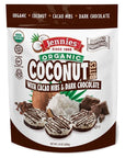 Jennies Organic Coconut Bites Gluten Free Peanut Free Non GMO Cacao 24 Ounce