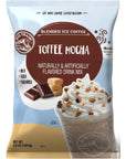 Big Train Blended Ice Coffee Toffee Mocha Powdered Instant Coffee Drink Mix 3 Pound Packaging May Vary