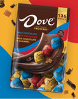 DOVE PROMISES Milk Chocolate Dark Chocolate and Milk Chocolate  Caramel Assorted Chocolate Candy 136 Ct Bulk Bag