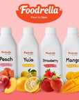 Foodrella Strawberry Flavor Concentrate Syrup Fruit Puree 338 Fl Oz 1L Makes A Refreshing Cool Drink Including Fruit Drinks Smoothies Juice Soda Iced tea  More