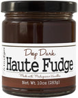 Paradigm Foodworks  Deep Dark Haute Fudge  Tasty Dessert Sauces for Topping Ice Cream  Coffee Drizzle Baking Fondue  Made with Madagascar Vanilla 10 Oz