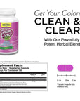 Natural Balance Colon Clenz | Herbal Colon Cleanse & Detox Supplement | Gentle & Dependable Overnight Formula (150 CT)