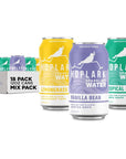 HOPLARK Fresh Flavors Sparkling Hop Water  Variety Pack  Flavor from Real Ingredients Only Zero Sugar Gluten Free Vegan 18 12oz Cans