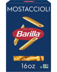 Barilla Mostaccioli Pasta, 16 Oz