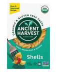 Ancient Harvest Organic Gluten Free Shells Pasta Corn Brown Rice  Quinoa 8 Ounce Pack of 12