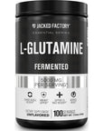 L-Glutamine Powder 100 Servings - Vegan Fermented L Glutamine Powder Supplement for Post Workout Muscle Recovery, Immunity, Digestive Health - Tested & Trusted, No Artificial Filler - Unflavored