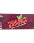 ZEVIA Black Cherry Soda 10 Pack 12 FZ