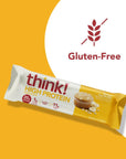 think Protein Bars High Protein Snacks Gluten Free Kosher Friendly Banana Oat Muffin 10 Count