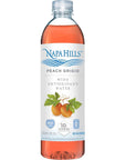 Napa Hills Wine Antioxidant Water  Flavored Wine Water NonAlcoholic Resveratrol Enriched Drink  No Wine Taste No Carbs No Calories Sugar Free Peach Grigio 338 Fl Oz Pack of 8