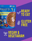 Fillos Peruvian Lentils  Ready to Eat Lentils GlutenFree PreservativeFree Microwavable Meals NonGMO Vegan Plant Protein 10 oz Pk of 6