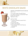 Monin  Gourmet White Chocolate Sauce Creamy and Buttery Great for Desserts Coffee and Snacks GlutenFree NonGMO 12 Ounce