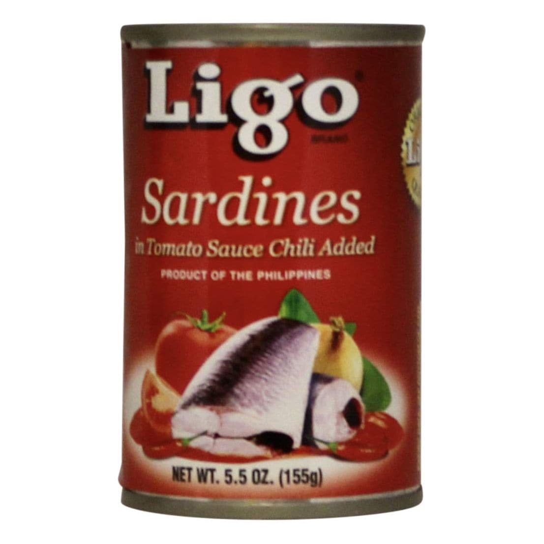 Ligo Sardine Bundle 3 Cans Sardines in Tomato Sauce 3 Cans Sardines in Tomato Sauce with Chili Added Pack of 6 Cans