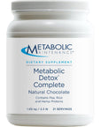 Metabolic Maintenance Metabolic Detox Complete Chocolate Shake - 20 Grams Non-GMO Plant Protein, Omega-3s, Nutrients + Milk Thistle - Liver Cleanse Support Powder - (2.3 lbs / 30 Servings)