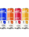 Wet Hydration - No Sugar - Functional Hydration Beverage - Pack of 12