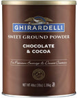 Ghirardelli Sweet Ground Chocolate and Cocoa | 3 lb. | Baking & Desserts