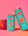 Generic Alani Energy Drink Mini Cans Juicy Peach  Cherry Slush 84 Fl Oz Cans 12 Pack