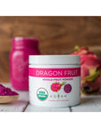 KOYAH  Organic Freezedried Pink Dragon Fruit Powder 1 Scoop  14 Cup Fresh 30 Servings often called Pitaya 180 g 635 oz