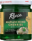 Reese Green Maraschino Cherries Pack of 2 10 oz Jars