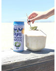 C2O Pure Coconut Water with Mango  Plant Based  NonGMO  No Added Sugar  Essential Electrolytes  175 FL OZ Pack of 12