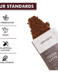 Amaaras COCOA LATTE Herb Mix  100 gms  Cocoa  Ashwagandha  Cinnamon  Coconut Sugar  Organic Herbal Latte  Cocoa Powder  Vegan  Natural Energy Booster  Glutenfree  Brew Hot or Cold