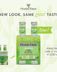 Fever Tree Sparkling Yuzu  Lime  Premium Quality Mixer  Refreshing Beverage for Cocktails  Mocktails Naturally Sourced Ingredients No Artificial Sweeteners or Colors  200 ML BottlesPack of 24