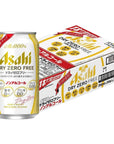 ASAHI DRY ZERO FREE Premium Japanese Beer Beverage 000 NonAlcohol Zero Calories And Gluten Free  1183 Fl Oz Case of 24Product of Japan