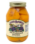 Jake  Amos Peach Halves 32 Oz 2 Jars  HomeMade Style Canned Peaches  Traditional Recipe  NonGMO Ingredients