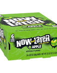 Now and Later Original Taffy Chews Candy 093 Bar apple 2232 Ounce Pack of 24