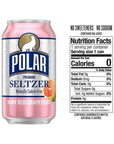 Polar Seltzer Water Variety Pack  Cranberry Lime Black Cherry Lime Ruby Red Grapefruit  12 fl oz  Pack of 16