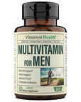 Multivitamin for Men - Daily Mens Multivitamins & Multiminerals Supplement for Energy, Focus and Performance. Mens Vitamins A, C, D, E & B12, Zinc, Calcium, Magnesium & More. 30 Days of Multi Vitamin