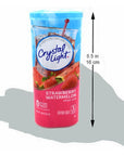 Crystal Light Strawberry Watermelon Drink Mix 12Quart Canister Pack of 5