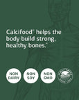 Standard Process Calcifood - Supports Calcium Absorption - Build Bone Strength with Calcium, Phosphorus, Defatted Wheat Germ, Organic Carrot, Date Fruit, Honey, and More - 100 Wafers