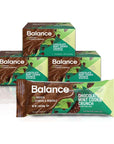 Balance Bar, Healthy Protein Snacks, Chocolate Mint Cookie Crunch, with Vitamin A, Vitamin C, and Vitamin D to Support Immune Health, 1.76 oz, Pack of Three 6-Count Boxes