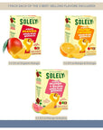 Solely Fruit Gummies Variety Pack of 3 Bundle  1 of each flavor Organic Mango Mango and Orange Mango and Guava 105 oz total No Added Sugar Vegan Organic Whole Dried Fruit Snacks