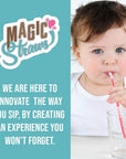 Milk Magic Strawberry Milk Flavoring Straws Includes 72 Milk Straws