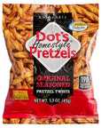 Dot Pretzels Original Seasoned  Pack of 1015 oz Bags  Perfect for Lunches and Stocking the Pantry or Office  Smiling Sweets  Classic Original Seasoning Everyone Loves