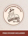 Hardtimes Handcrafted Beef Jerky  Original Flavor  4 Pack of 225 oz Bags