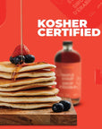 Bretelles Maple Syrup Vegan Kosher NonGMO No Additives Pure Canadian Maple Syrup Dark  Pack of 1 16 Fl Oz