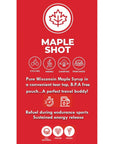 Maple Shot  100 REAL Maple Syrup  Travel Size  Hiking  Cycling  Camping  Athletic Fuel  PURE Maple Energy Gel for Runners  Endurance Fuel 10pack