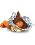 Hersheys kisses Milk Chocolate With Almonds Candy Individually Wrapped In Gold Foil Gluten Free 76 oz Bag