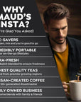 Mauds Lemonade Instant Tea Packets Single Serve 26 ct  Insta Arnolds Sister Flavored Tea  100 California Blended Tea Leaves Solar Energy Produced  Hot or Iced Tea Instant Powder Packs