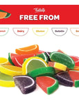 Fruit Slices Jelly Candy Assorted Flavors  5 Pound Box 160 Count